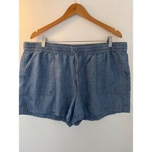 J.‎ Crew Re-Imagined Blue 100% Cotton Shorts Size XXL 3 1/2" Inseam Preppy